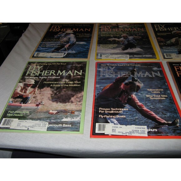 Lot Of 6 Different Fly Fisherman Magazine From 1984 Trout Orvis Fishing Reels - Picture 2 of 4